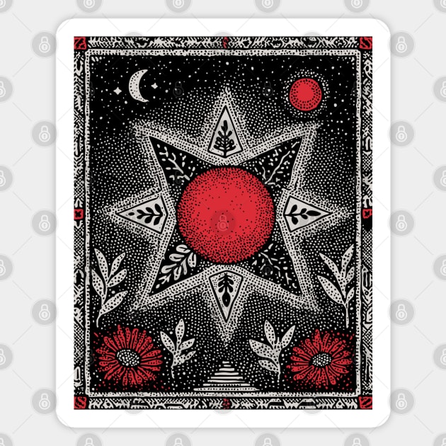 Elven Star of the Fae Magnet by TuncGK